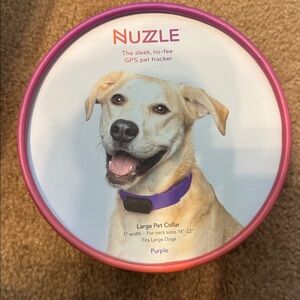 Nuzzle Purple GPS Pet Tracker Collar